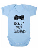 Lock Up Your Daughters Baby Boy Girl Unisex Short Sleeve Bodysuit