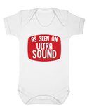 As Seen On Ultra Sound Baby Boy Girl Unisex Short Sleeve Bodysuit