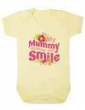 My Mummy Makes Me Smile Short Sleeve Bodysuit