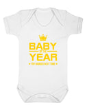 Baby Of The Year Baby Boy Girl Unisex Short Sleeve Bodysuit