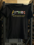 Fathor Dictionary Definition Metallic Effect Print Super Dad T Shirt