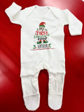 Baby's First Christmas Personalised Bodysuit  / Romper / Blanket